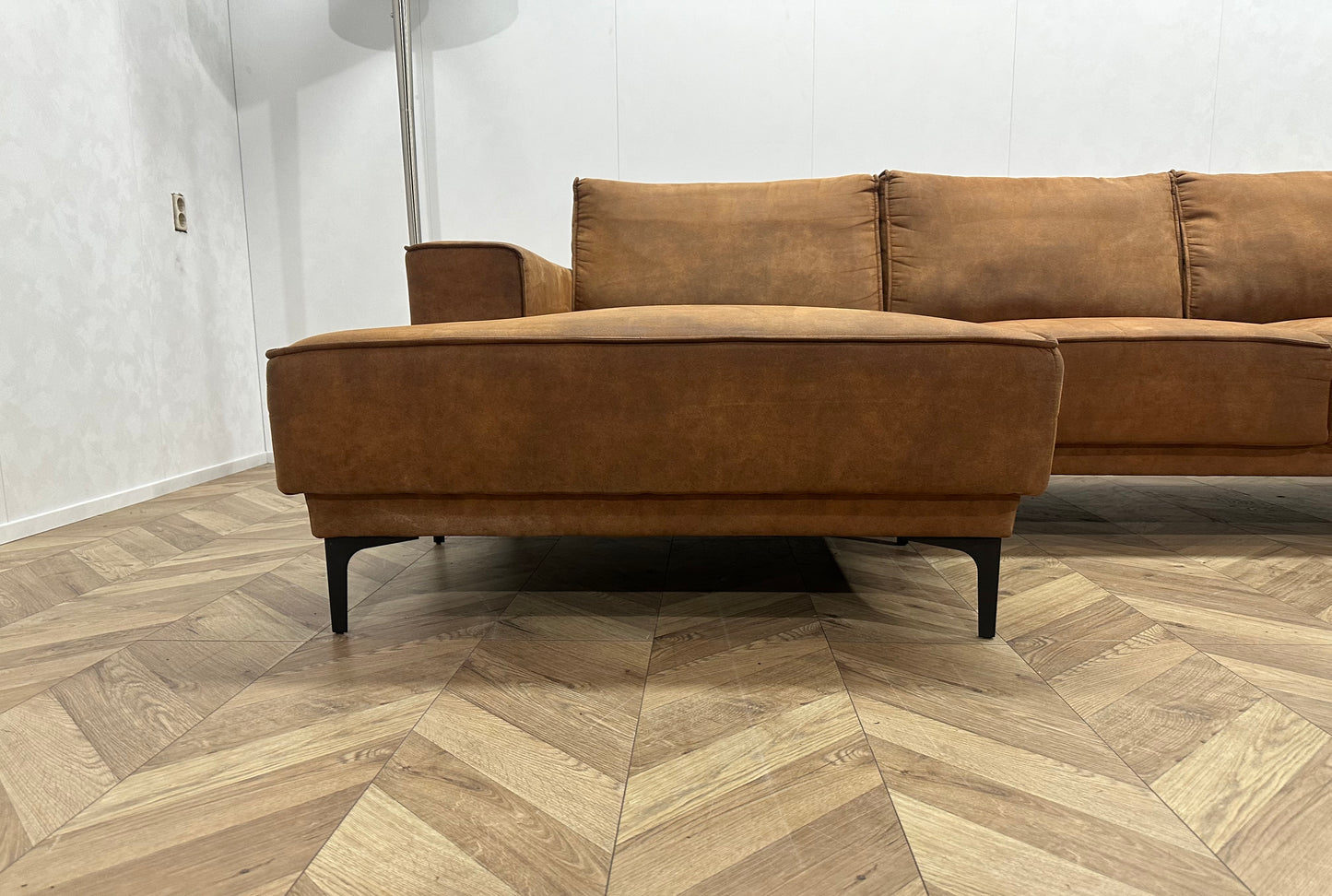 Cognac Bruine U Bank ~ Losse Kussens Met Afneembare Hoezen