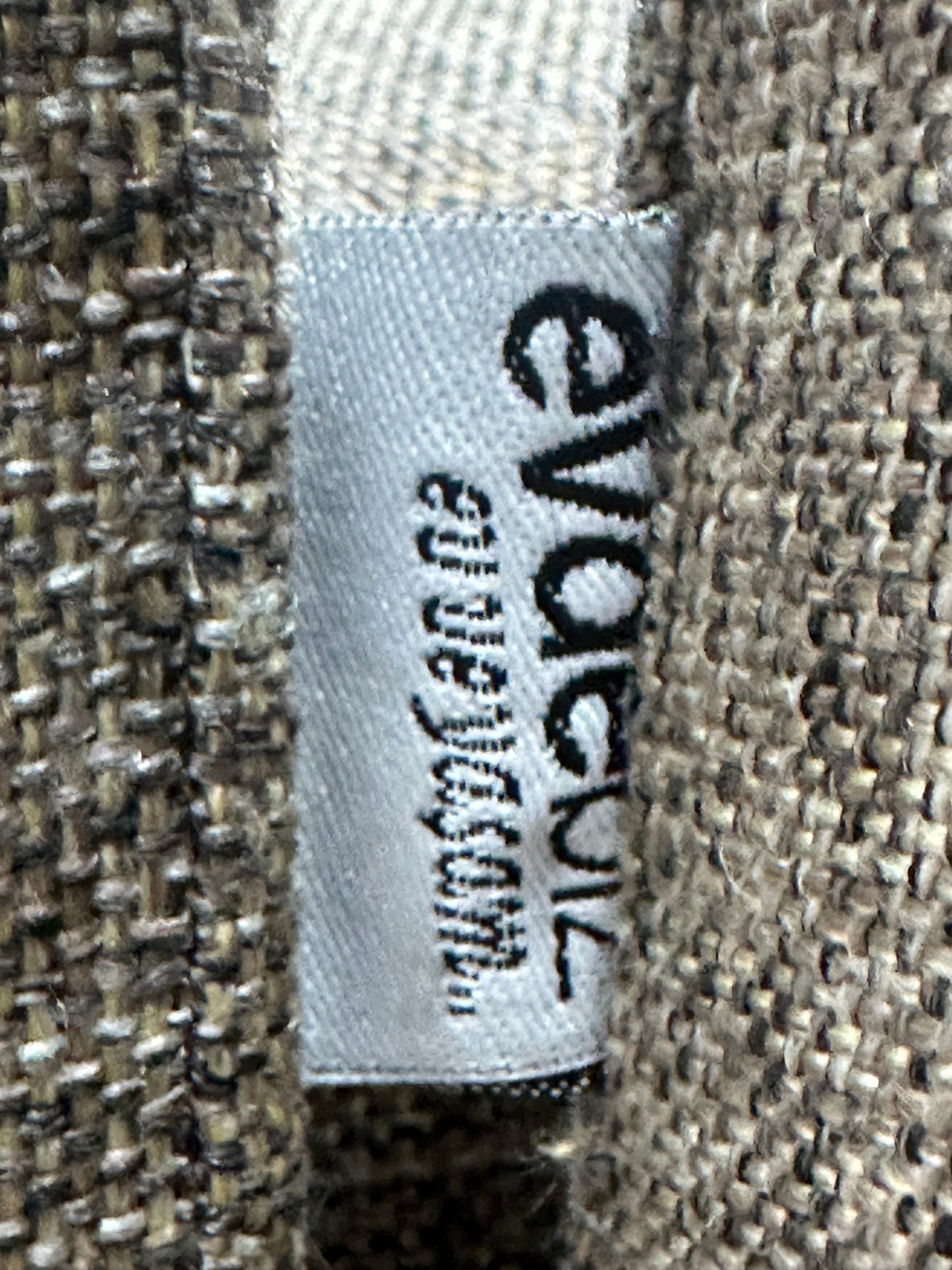 Evdebiz Beige 2.5-Zits Bank Inc Hocker ~ Losse Rugkussens Met Afneembare Hoezen