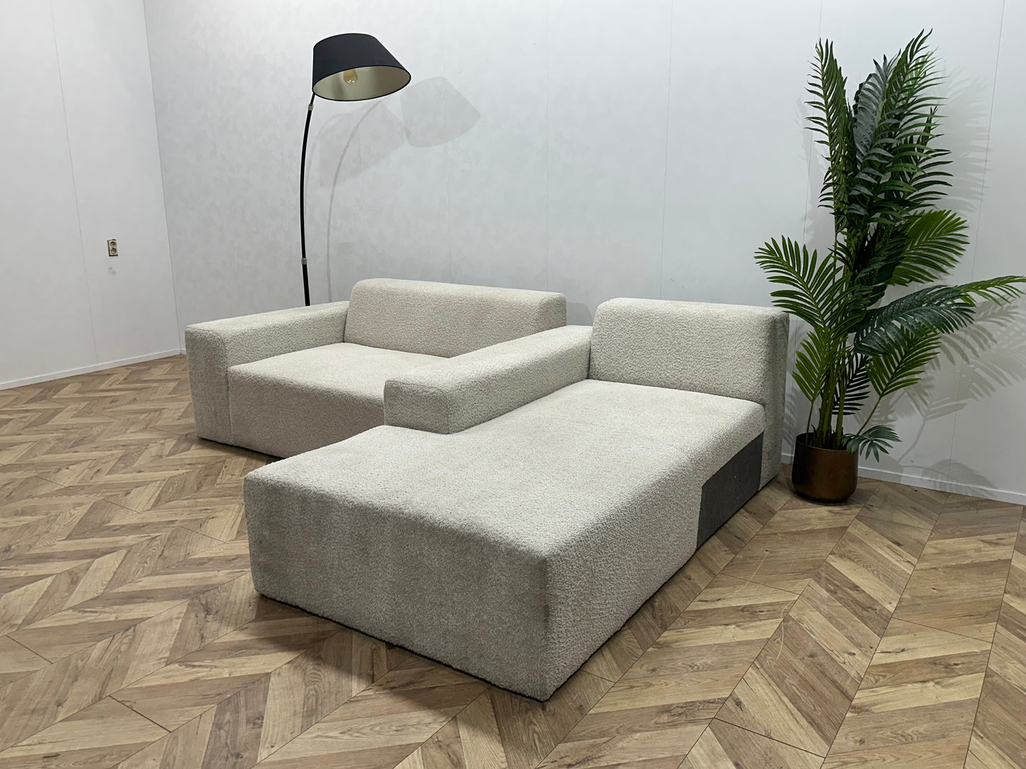 Witte Bouclé Designbank