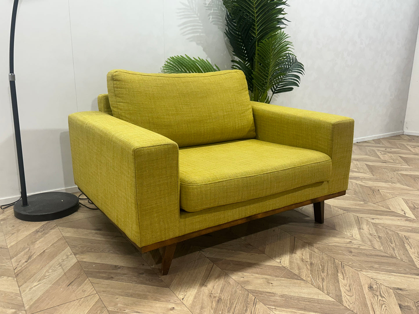 Gele Fauteuil Inc Hocker ~ Losse Kussens Met Afneembare Hoezen
