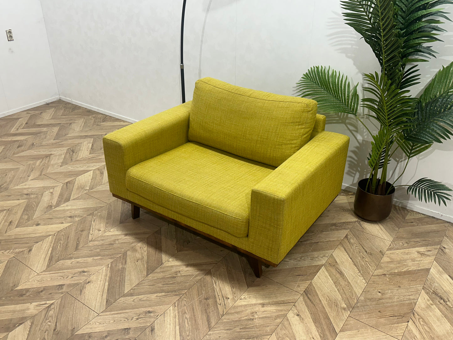 Gele Fauteuil Inc Hocker ~ Losse Kussens Met Afneembare Hoezen