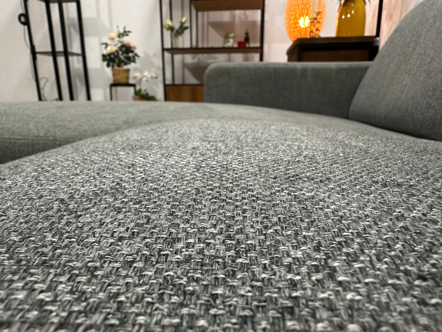 Licht Grijze U Bank ~ Vaste Kussens