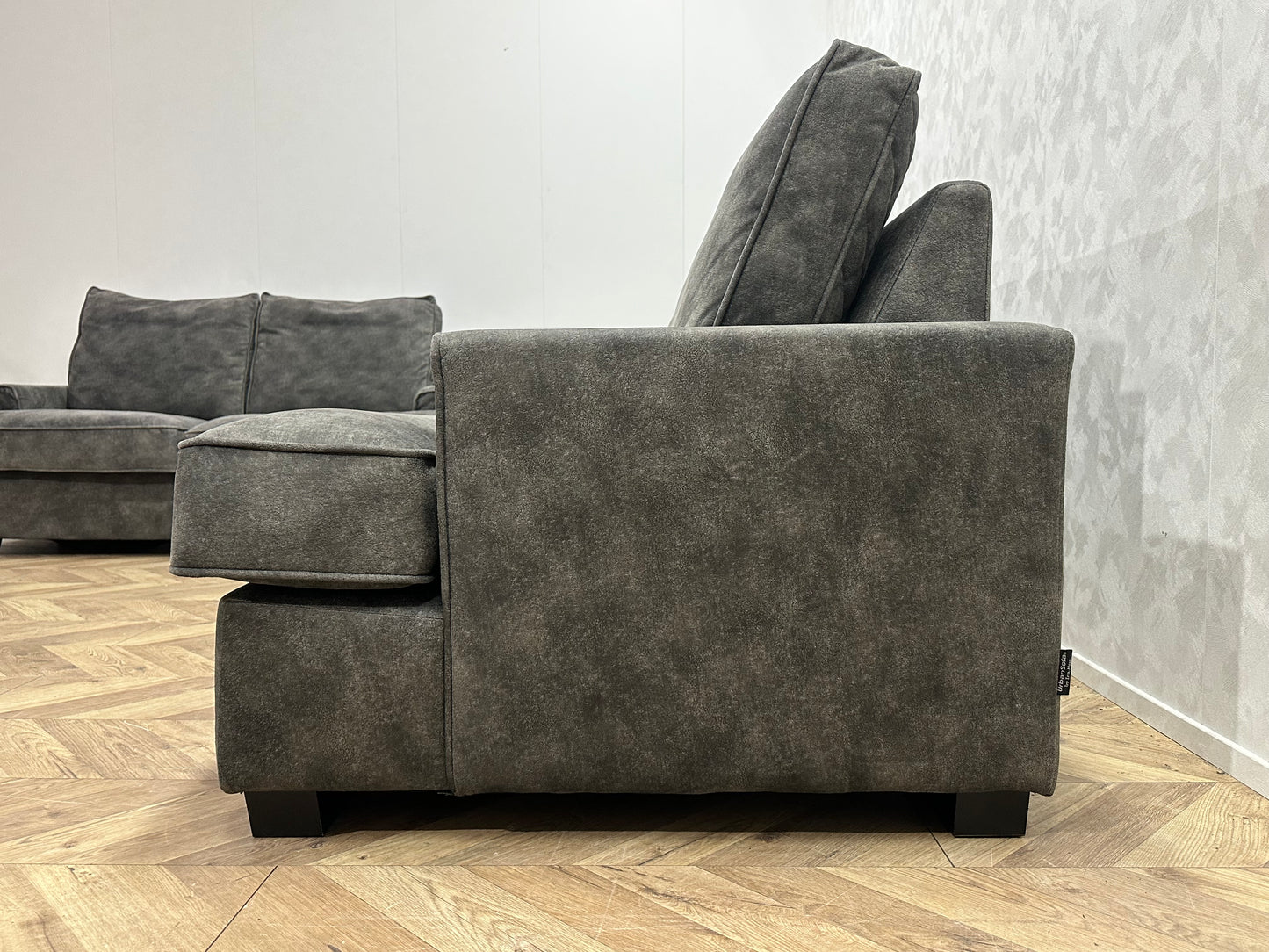 Urban Sofa Antraciet Velvet Banken Set ~ Nieuwstaat