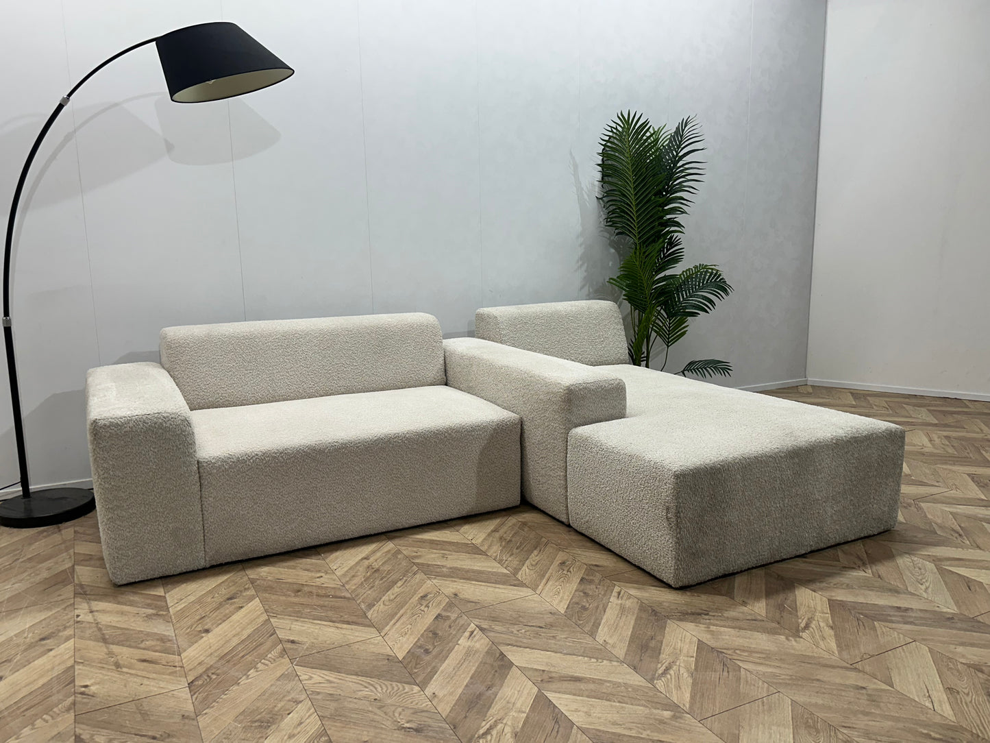 Witte Bouclé Designbank