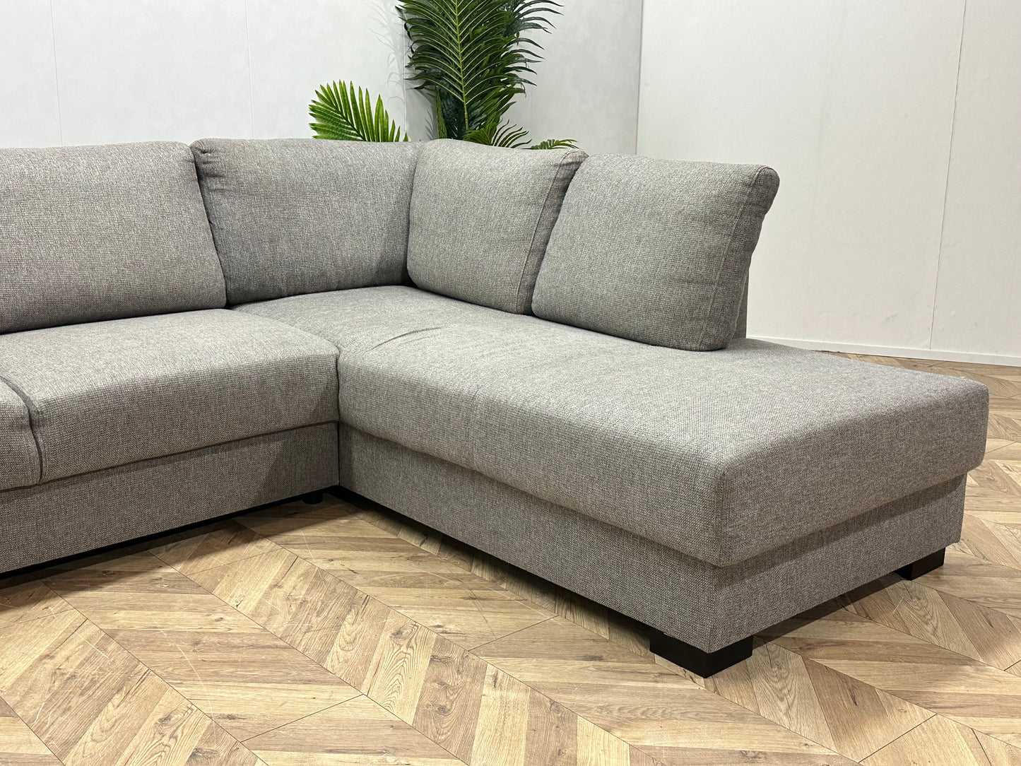 Licht Grijze U Bank ~ Losse Rugkussens Met Afneembare Hoezen
