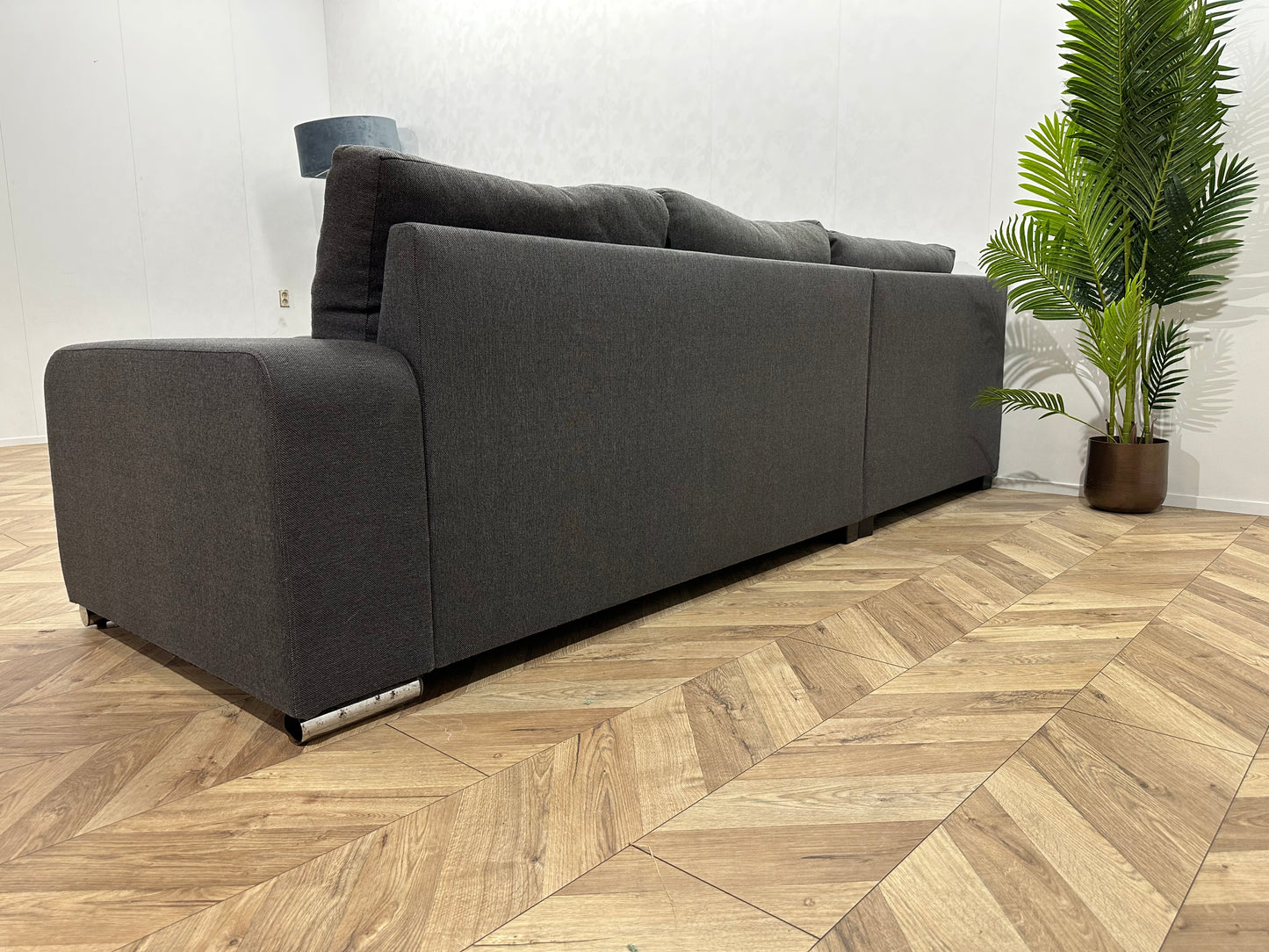 Antraciet U Bank ~ Losse Kussens