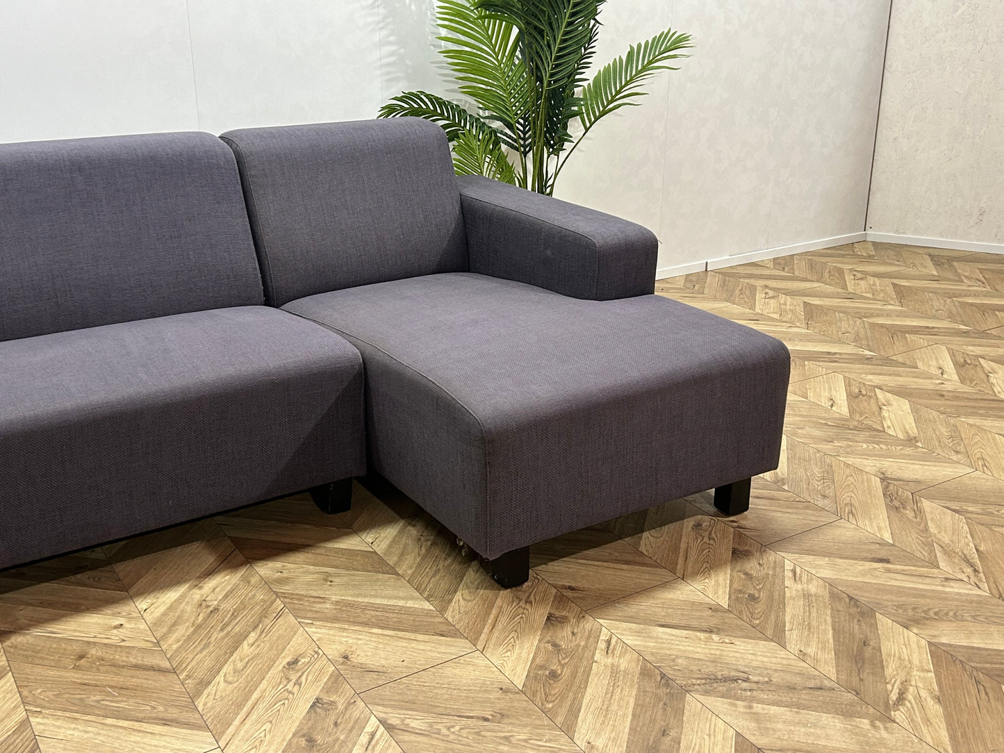 Antraciet U-Bank ~ Vaste Kussens