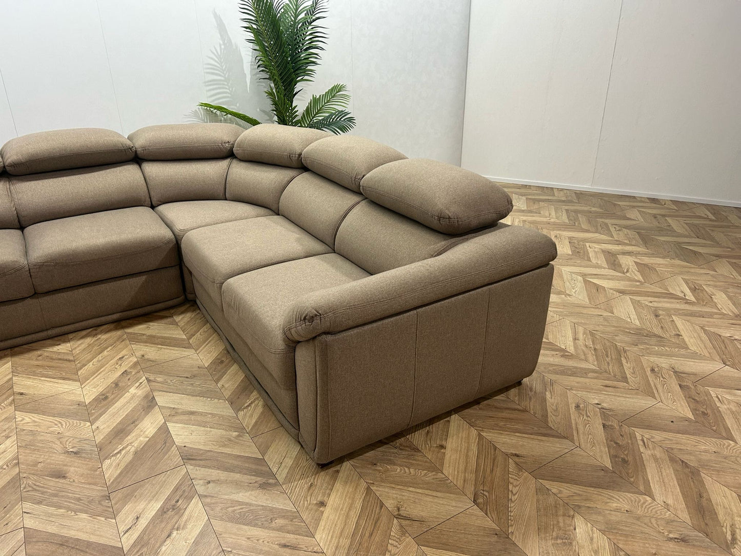Beige U Bank ~ Slaapfunctie ~ Nieuwstaat