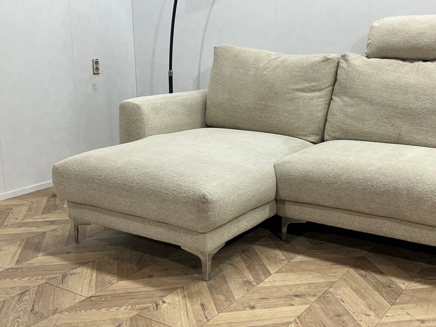 Crème Bouclé Ruime U Bank ~ Vaste Kussens