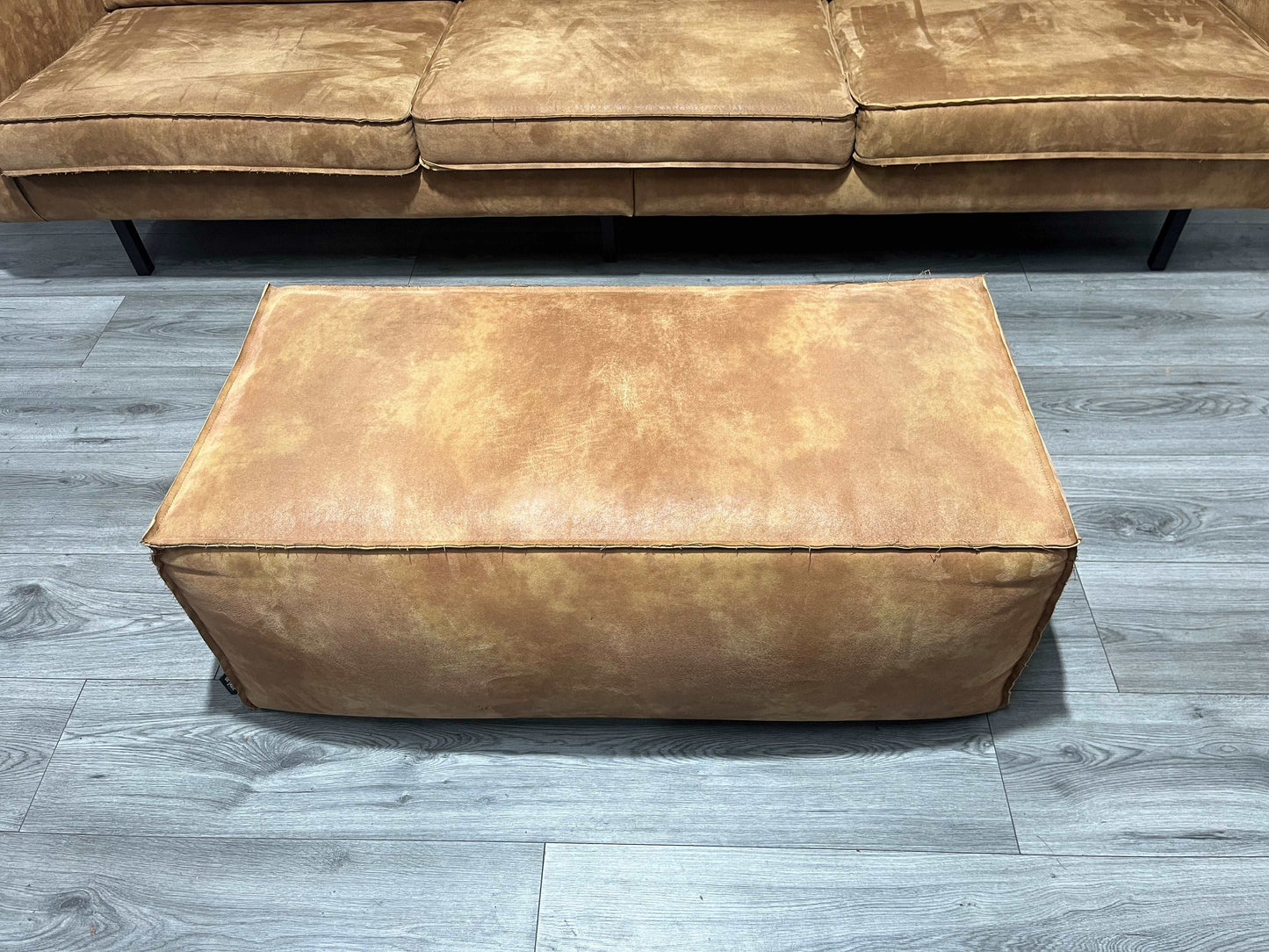 Be Pure Cognac Bruine 3 Zitter Inc. Hocker
