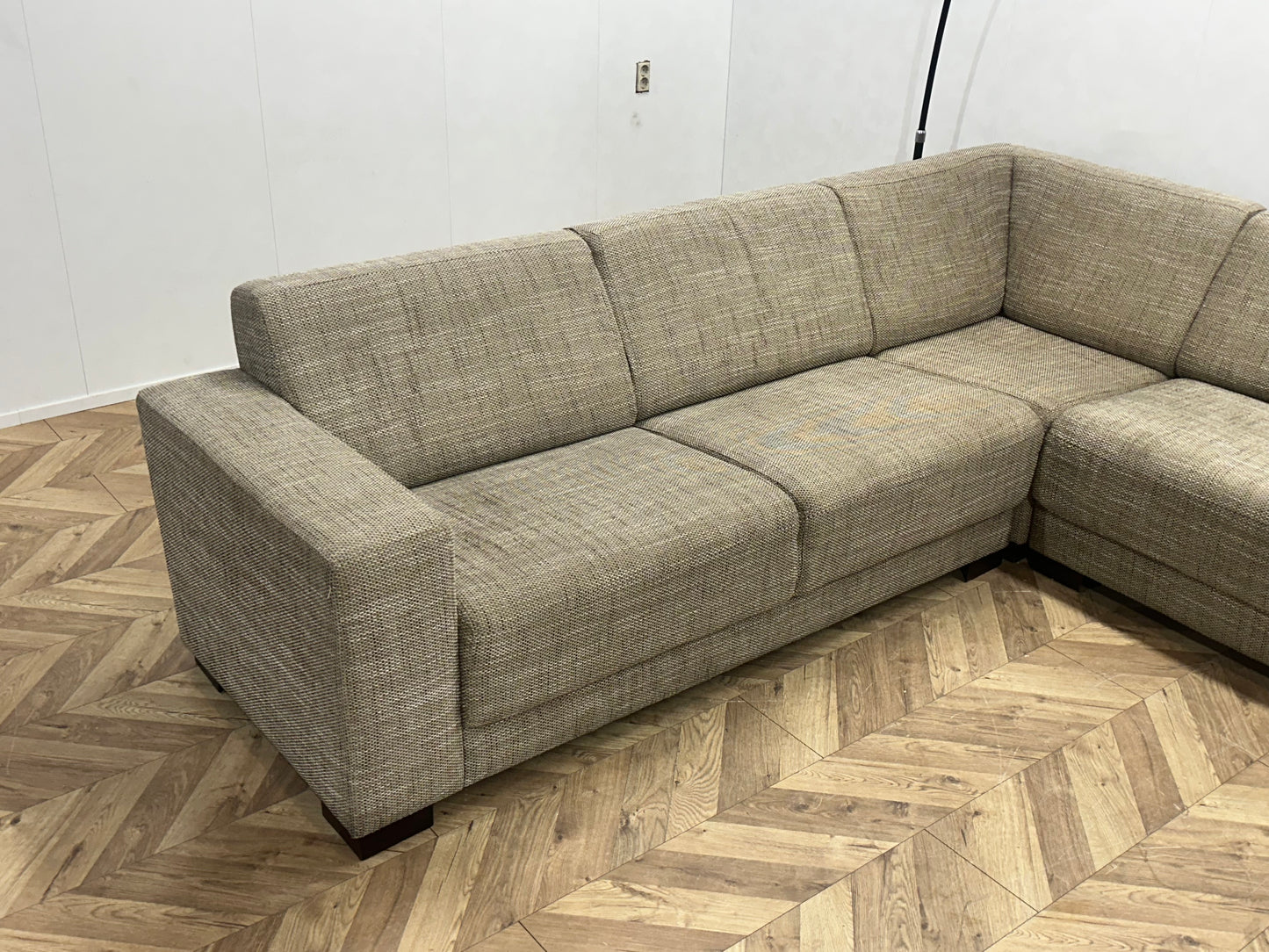 Beige U Bank ~ Vaste Kussens