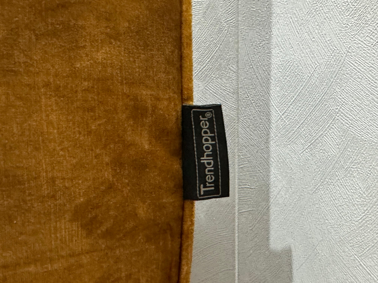Trendhopper Gele Velvet 2.5-Zits Bank Inc Hocker ~ Losse Rugkussens Met Afneembare Hoezen