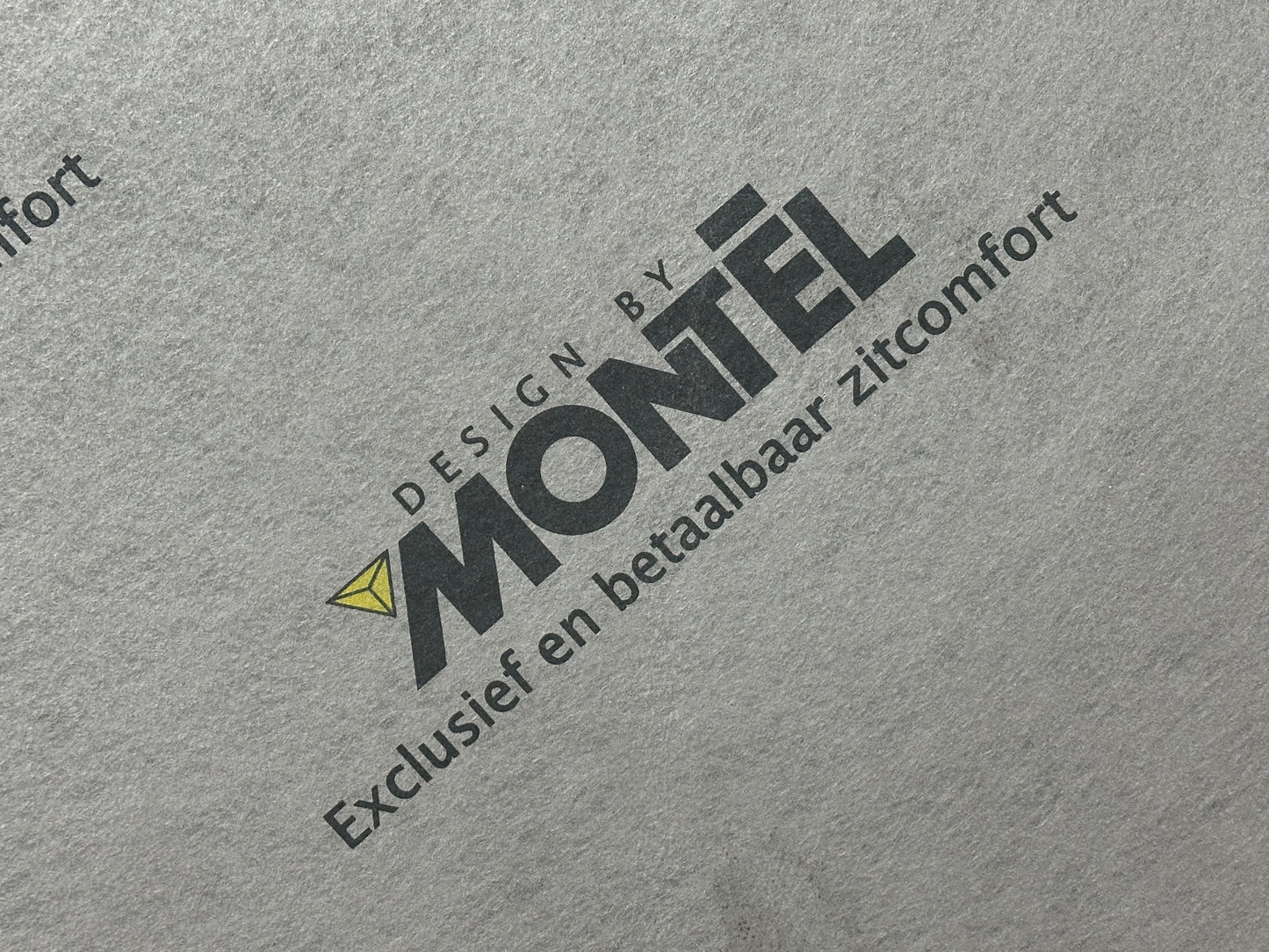 Montèl Zwart Echt Lederen 2.5-Zits Bank Inc Fauteuil ~ Vaste Kussens