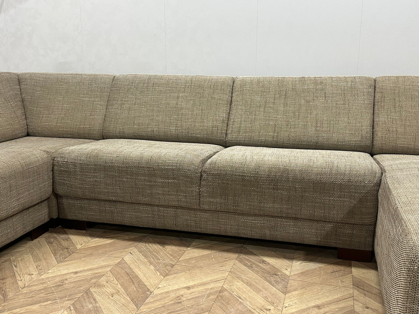 Beige U Bank ~ Vaste Kussens