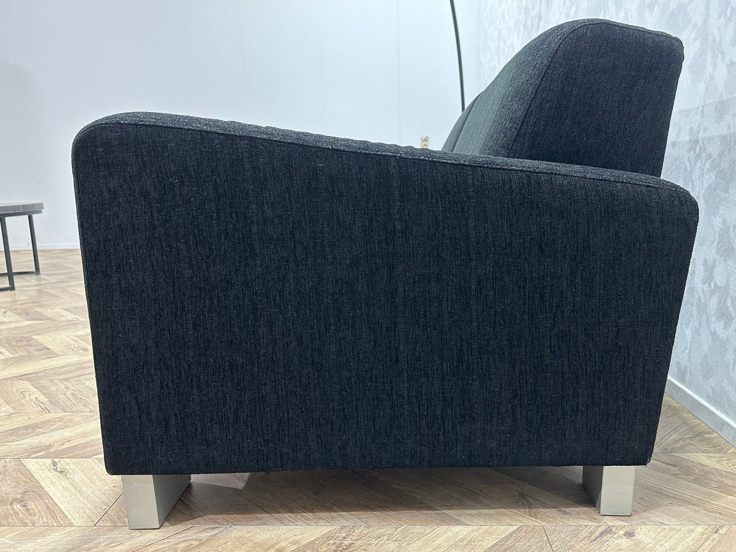 In.House Zwart 2.5-Zits Bank ~ Vaste Kussens