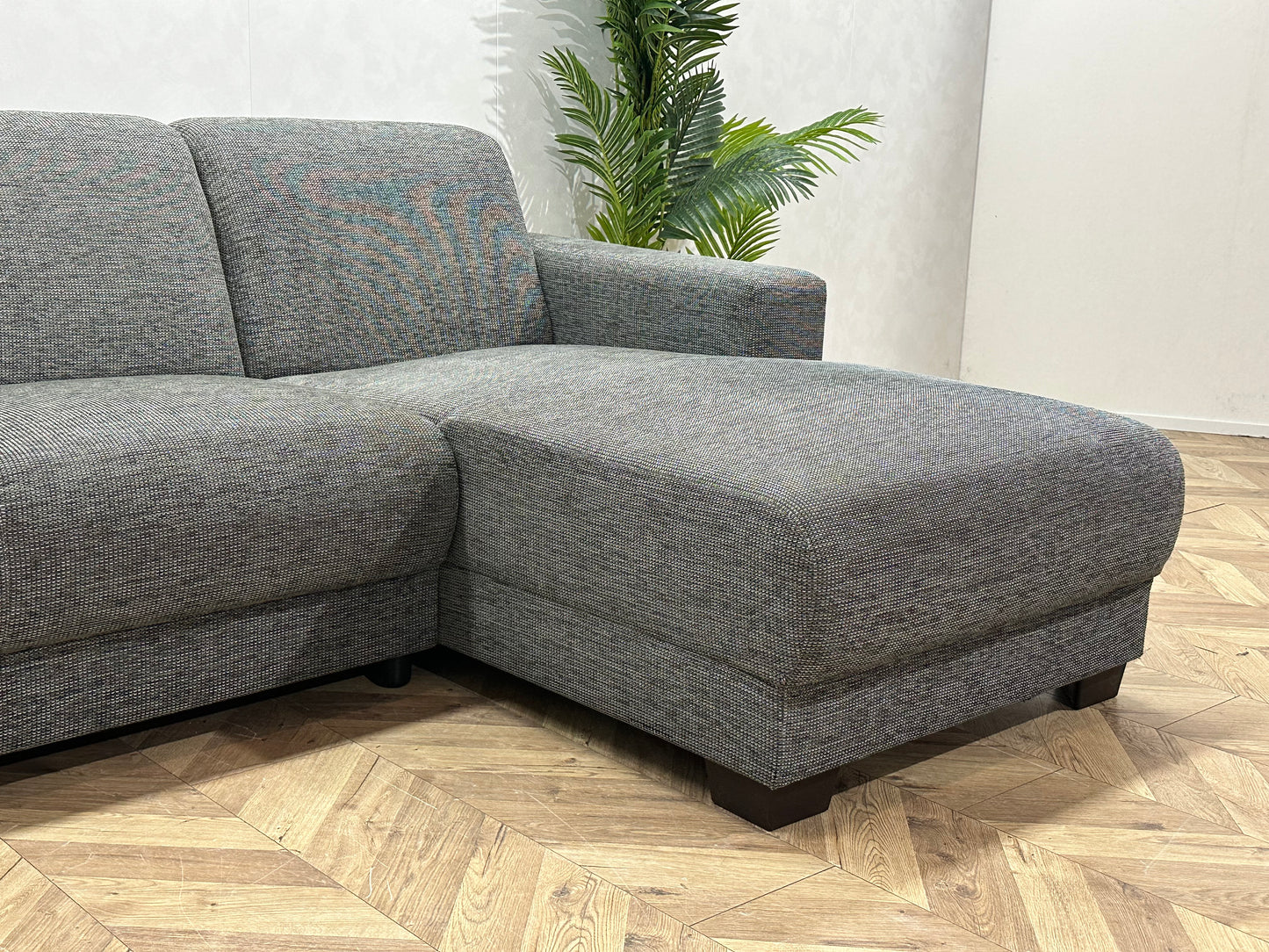Grijze Hoekbank Inc Fauteuil