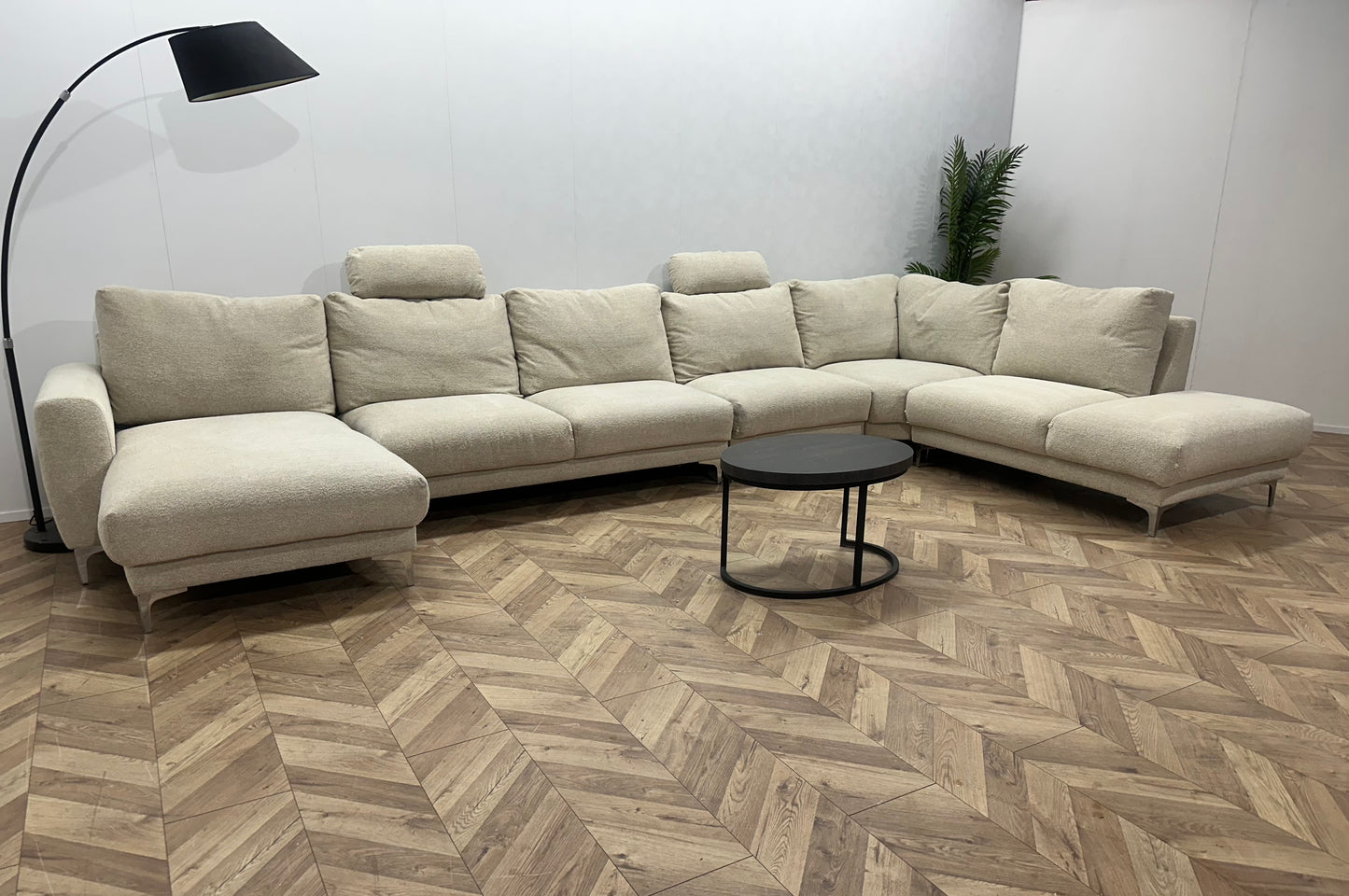 Crème Bouclé Ruime U Bank ~ Vaste Kussens