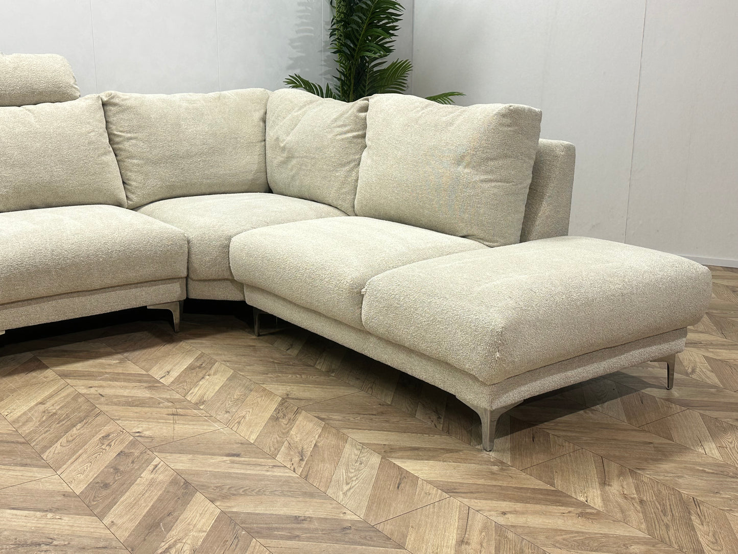 Crème Bouclé Ruime U Bank ~ Vaste Kussens