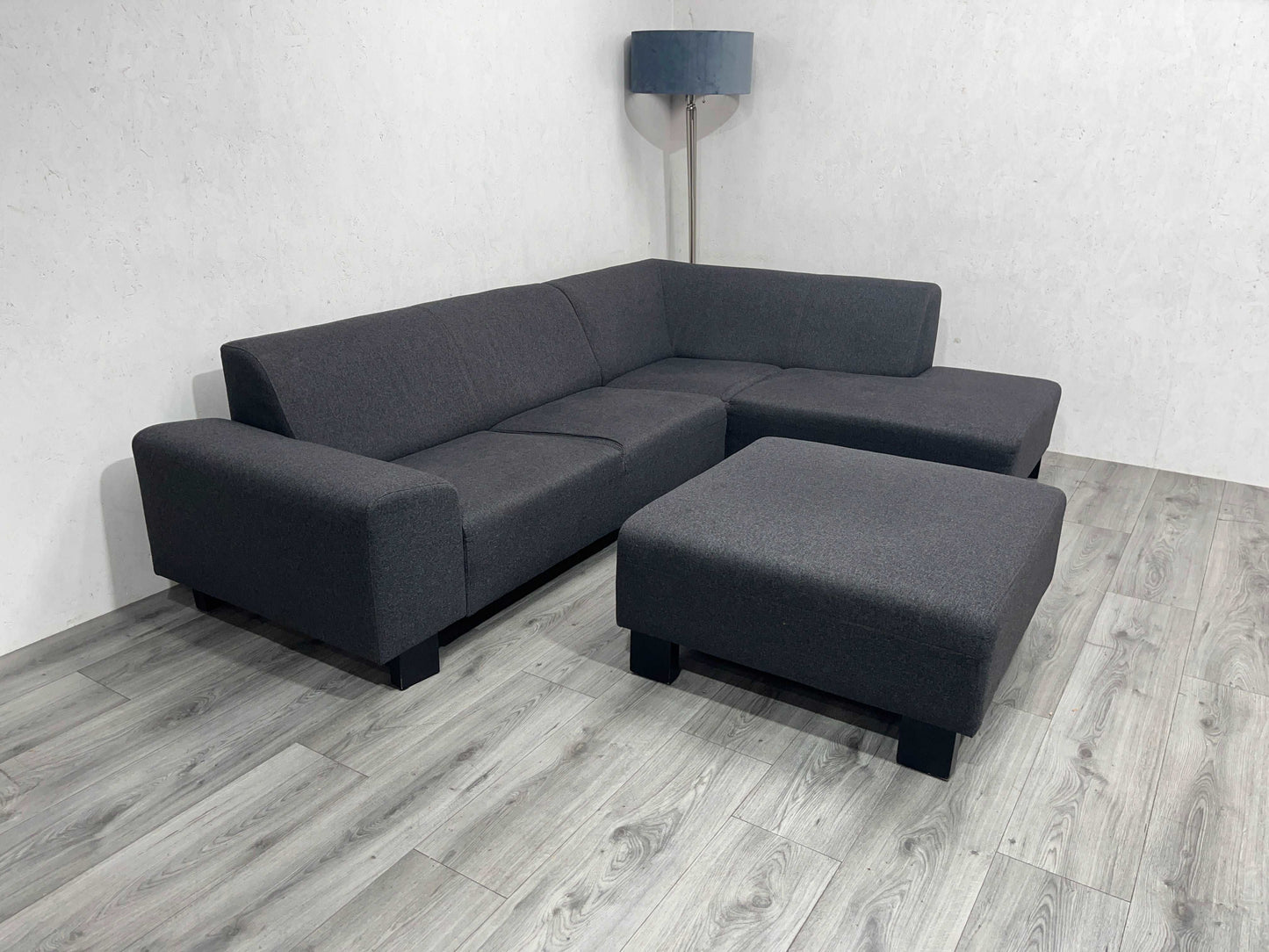 Antraciet HoekBank Inc. hocker