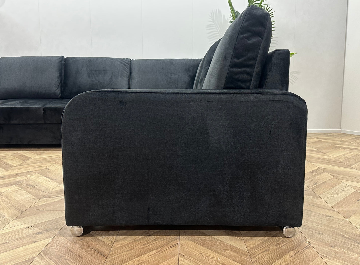 !Showroommodel! Zwart Velvet U Bank