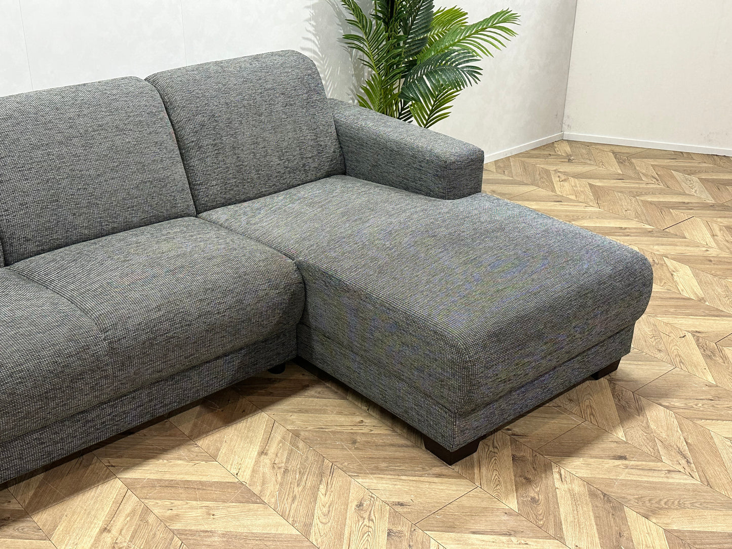 Grijze Hoekbank Inc Fauteuil