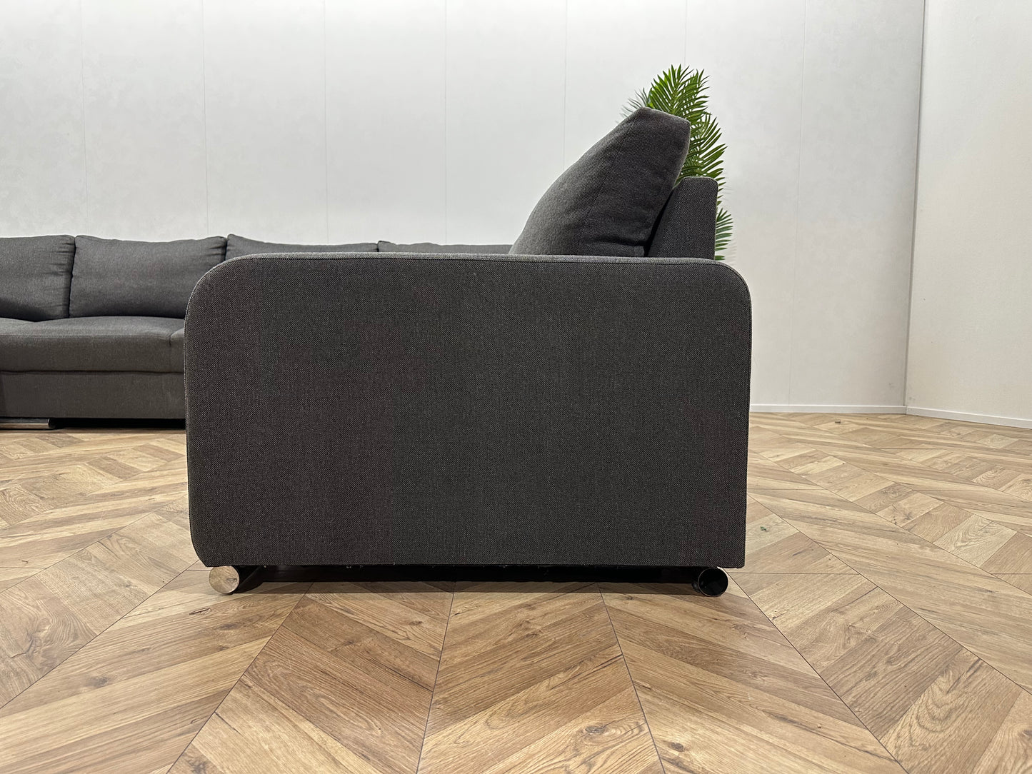 Antraciet U Bank ~ Losse Kussens