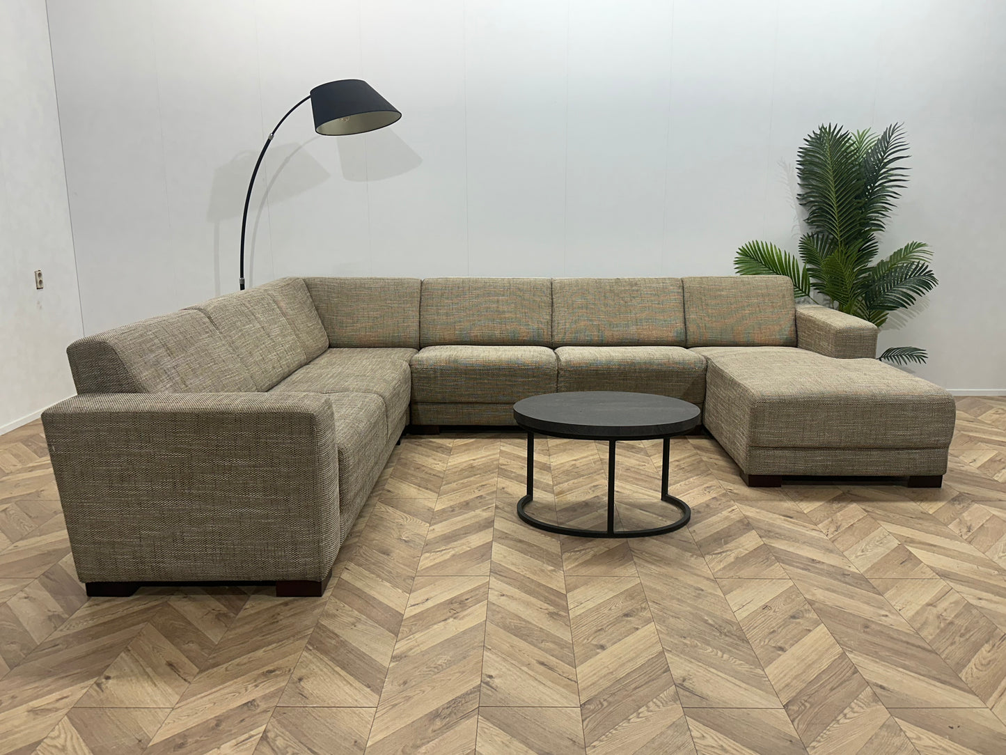 Beige U Bank ~ Vaste Kussens