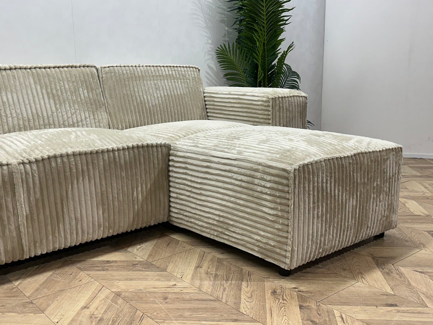 !Showroommodel! Crème Ribstof U Bank