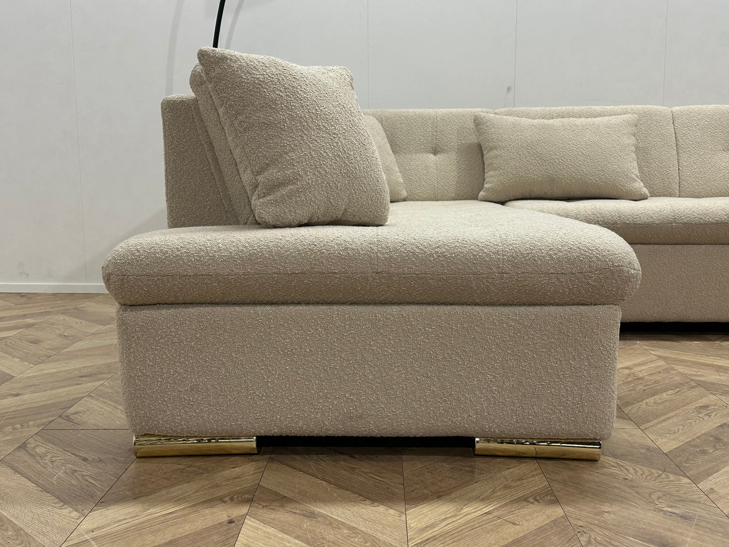 !Showroommodel! Crème Bouclé U Bank