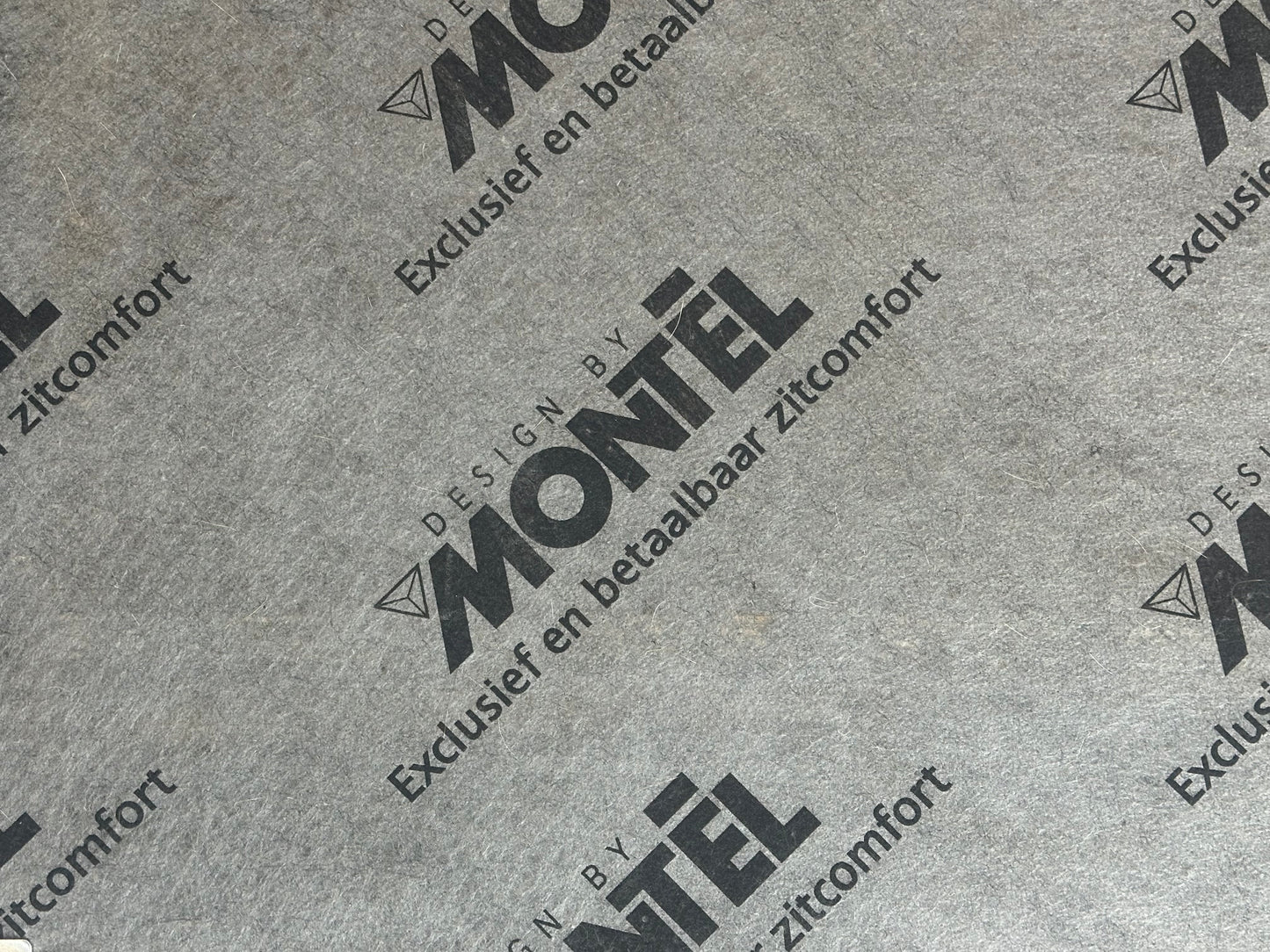 Montèl Antraciet Design Hoekbank ~ Vaste Kussens