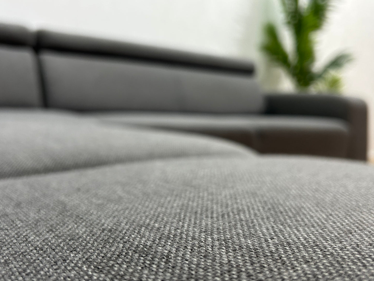 Grijze Hoekbank ~ Verstelbare Hoofsteunen