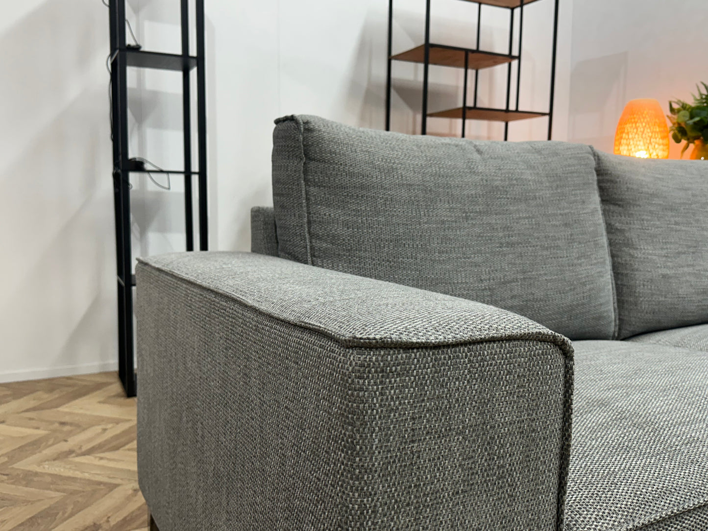 Licht Grijze U Bank ~ Losse Rugkussens Met Afneembare Hoezen