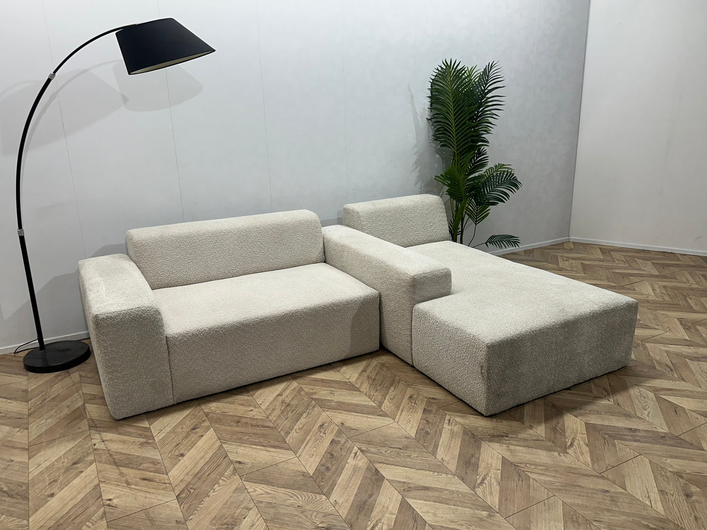 Witte Bouclé Designbank