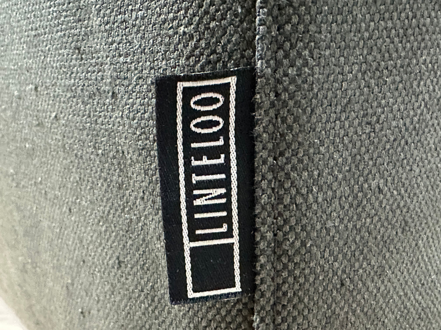 Linteloo Grijze/Groene 2.5-Zits Bank Inc Hocker ~ Losse Kussens Met Afneembare Hoezen