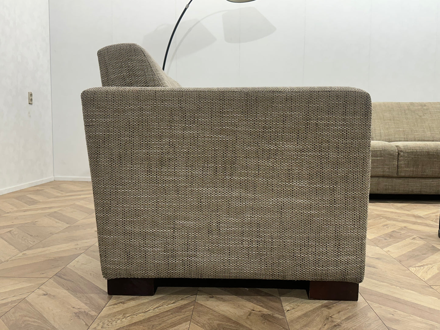 Beige U Bank ~ Vaste Kussens