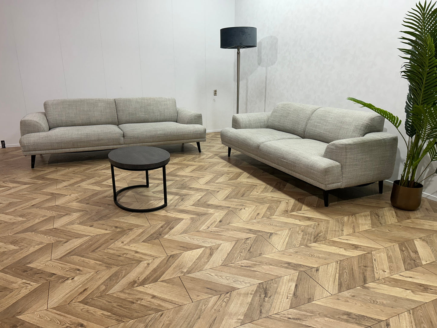 Witte Banken Set ~ Vaste Kussens