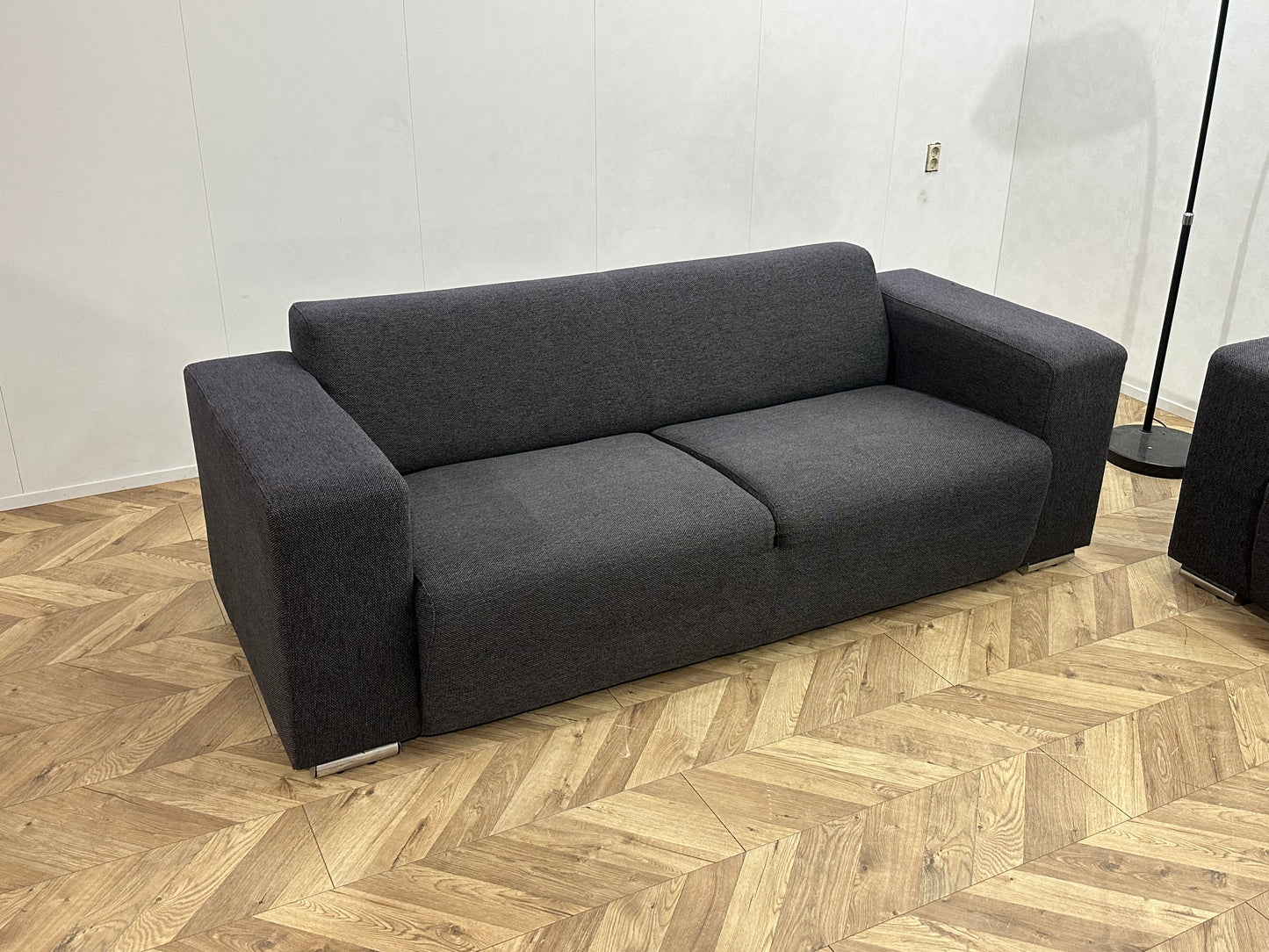 Antraciet Banken Set ~ Vaste Kussens