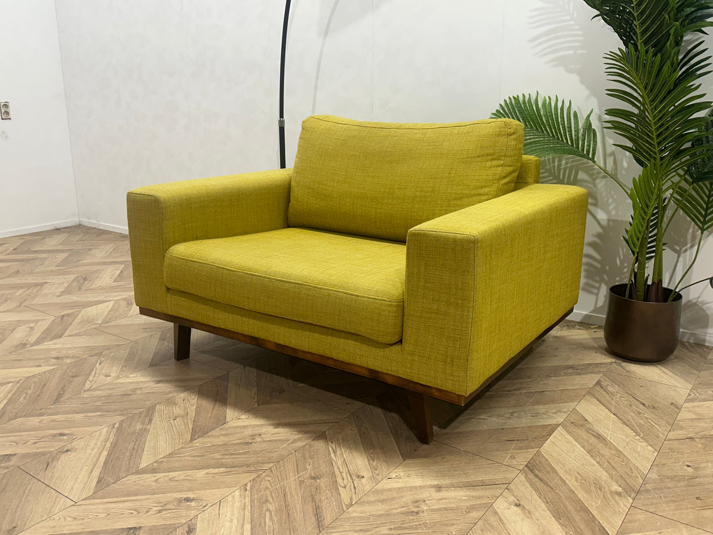 Gele Fauteuil Inc Hocker ~ Losse Kussens Met Afneembare Hoezen