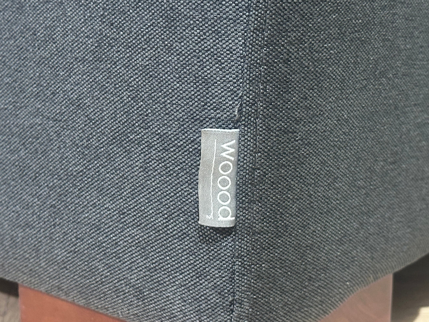 Woood Antraciet Hoekbank Inc Hocker ~ Vaste Kussens