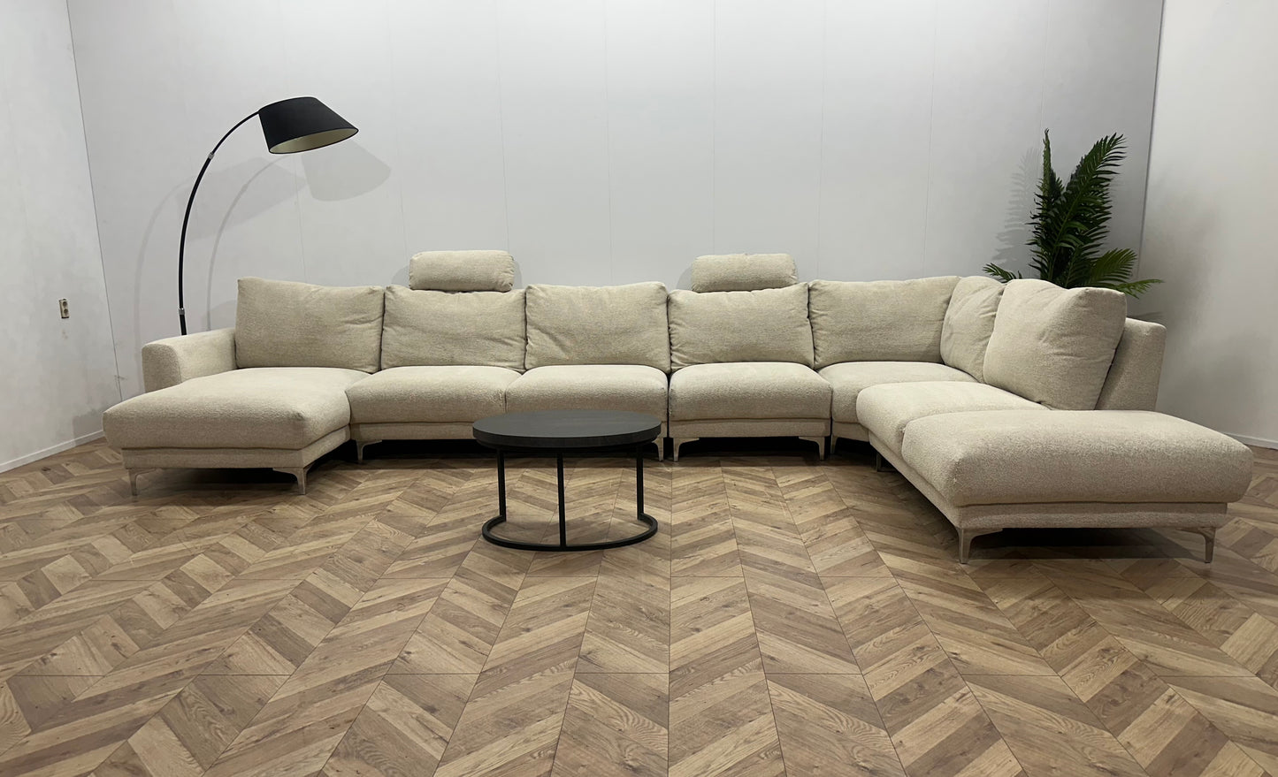 Crème Bouclé Ruime U Bank ~ Vaste Kussens
