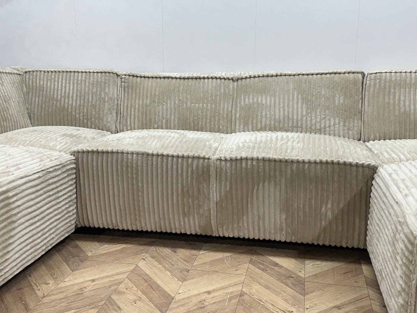 !Showroommodel! Crème Ribstof U Bank