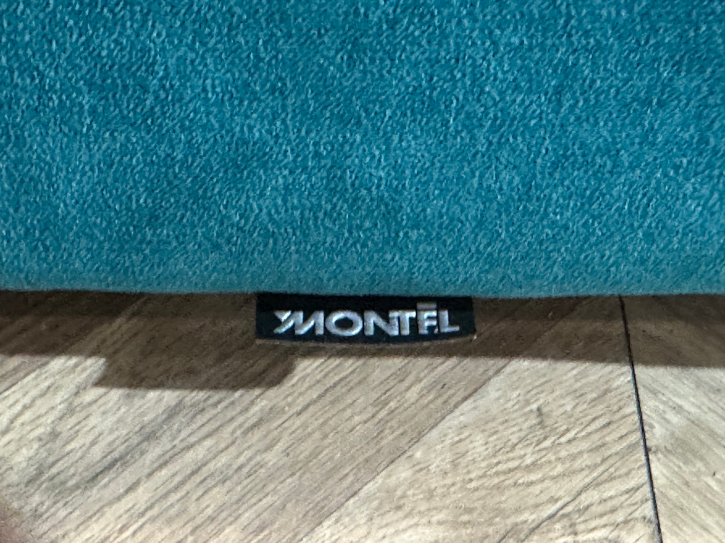 Montèl Blauwe Suède Stoffen Banken Set ~ Nieuwstaat