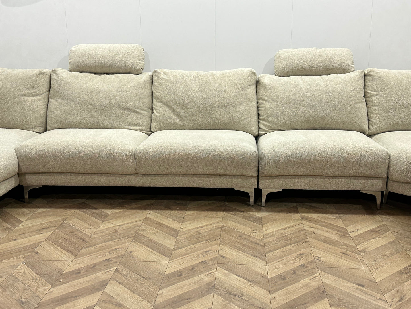 Crème Bouclé Ruime U Bank ~ Vaste Kussens