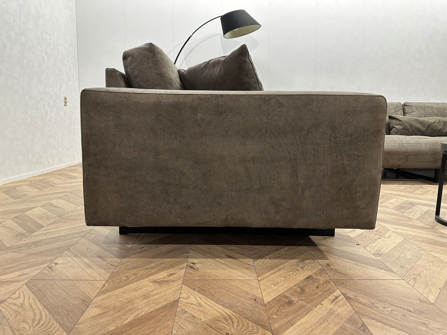 Suède Leather Look Leger Groene U Bank