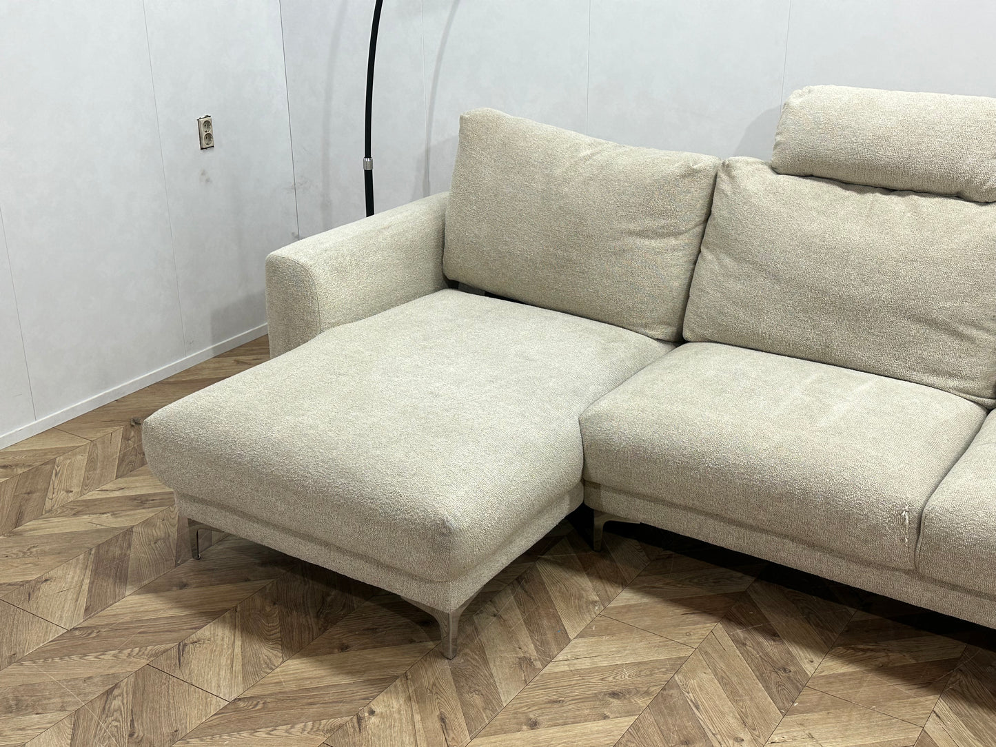 Crème Bouclé Ruime U Bank ~ Vaste Kussens