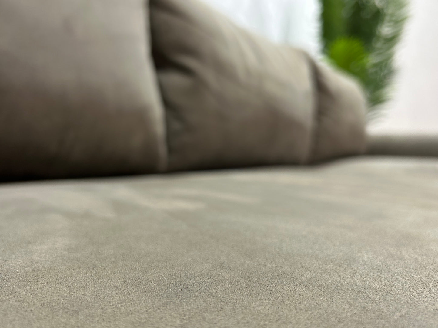 Taupe Hoekbank ~ Slaapfunctie ~ Opbergruimte