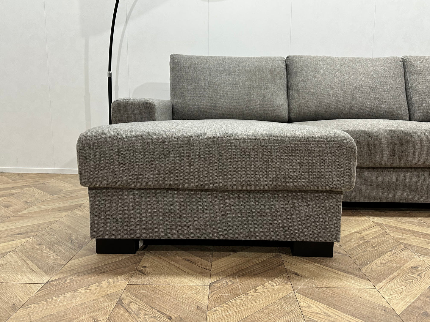 Licht Grijze U Bank ~ Losse Rugkussens Met Afneembare Hoezen