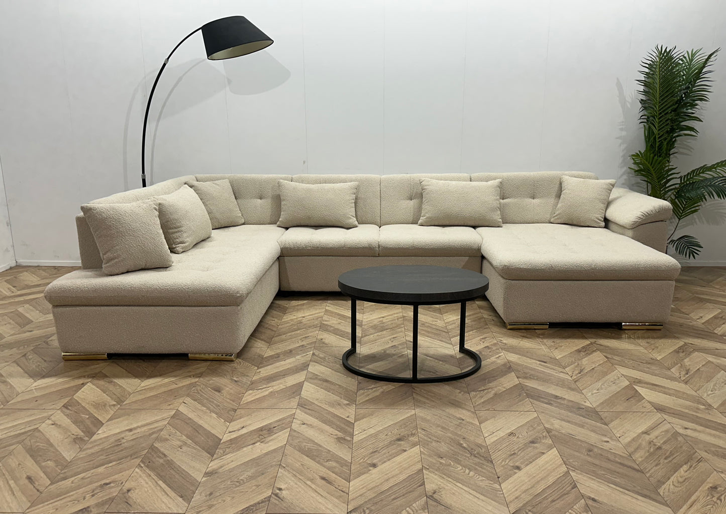 !Showroommodel! Crème Bouclé U Bank