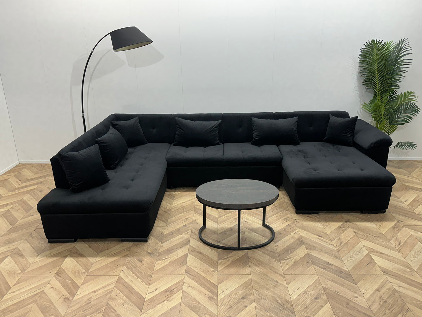 !Showroommodel! Zwart Velvet U Bank