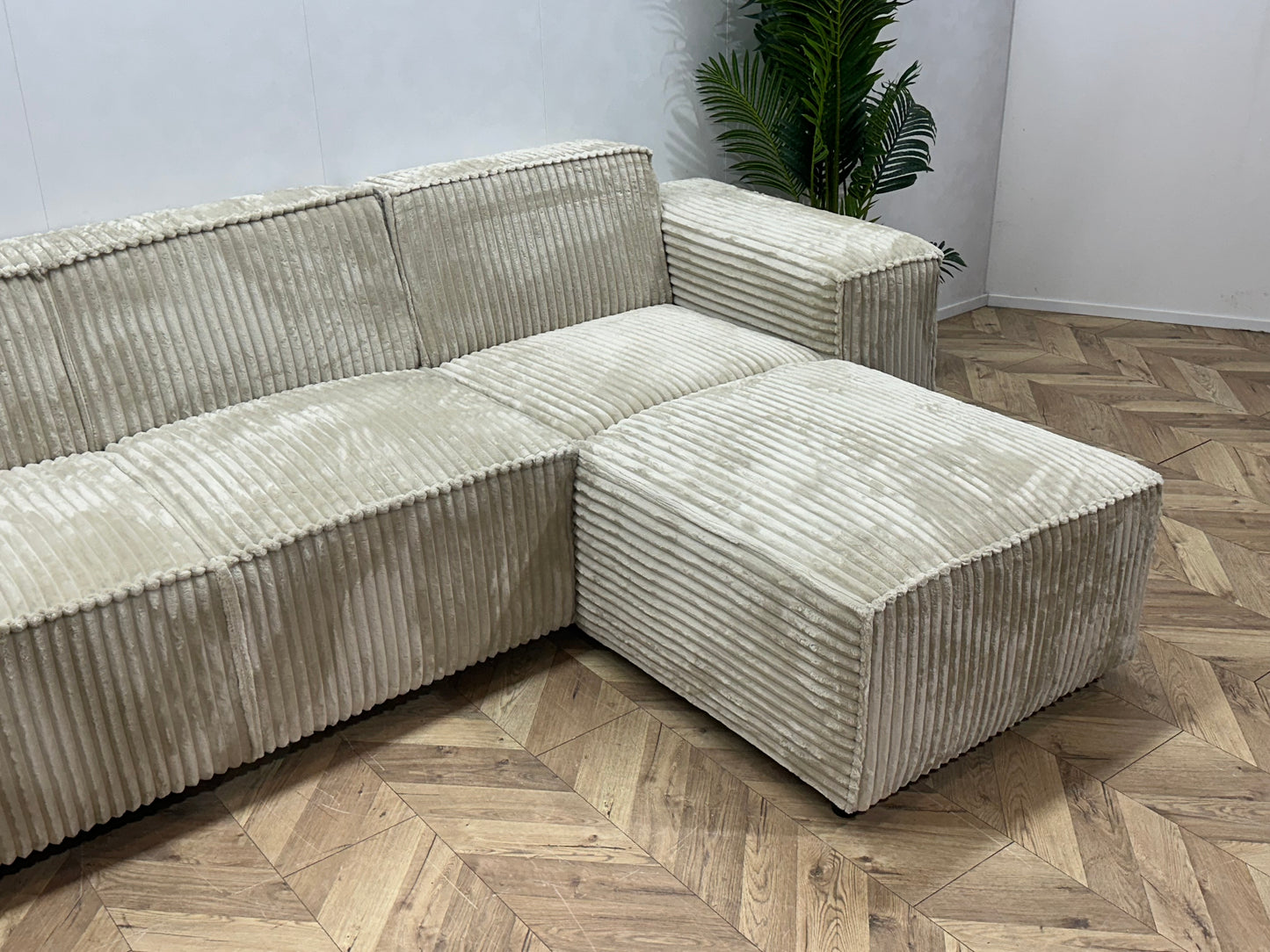 !Showroommodel! Crème Ribstof U Bank